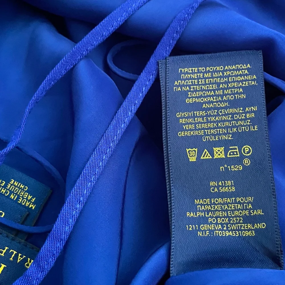 Ralph Lauren Viscose Dress with Spaghetti Straps